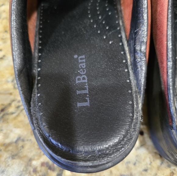 LL Bean Womens EU 41 US 10 Leather Braided Clog Mules Shoes Made in Brazil - Picture 8 of 8